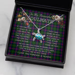 Sea Turtle Necklace To My Beautiful Soulmate Necklace In Your Eyes I Have Found My Home Clan Morrison Tartan Blue Turtle Necklace
