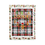 Personalized Gift Tartan Plaid Blanket Clan MacDuff Dress Modern With Christmas Cookie Baking Crew Christmas Gift Blanket, Plaid Blanket, Christmas Fleece Blanket, Christmas Blanket, Tartan Blanket, Scottish Blanket, Scotland Blanket, Family Name Blanket, Custom Blanket, Personalized Blanket