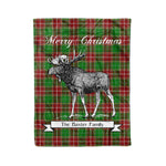 Scotstee Shop - Tartan Blanket With Baxter Modern Clan Baillie Plaid Blanket Tartan Plaid Fleece Blanket, Christmas Blanket