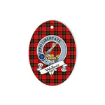 Wallace Scottish Clan Badge Plaid Ornament Gift. Christmas Tree Ornament Wallace Tartan Ornament,  ceramic ornament, personalized christmas ornaments, christmas tree ornaments, christmas door decorations, Plaid Ornament, Tartan Ceramic Ornament