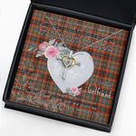 Gift For My Beautiful Girlfriend Necklace Valentine Necklace Clan Innes Ancient Tartan Cross Dancing Necklace Scottish Tartan Jewelry