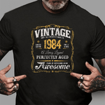 Scotstee Shop - 37th Birthday Classic Made In 1984 Vintage Birthday Shirts