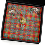 To My Beautiful Soulmate Sunflower Necklace In Your Eyes I Have Found My Home Clan Chattan Tartan Jewelry For Girlfriend, Tartan Sunflower Pendant Necklace, Scottish Tartan Jewelry, valentine necklace, necklace girlfriend, necklace for wife, cute necklaces for girlfriend, jewelry for girlfriend, to my soulmate necklace, to my future wife necklace