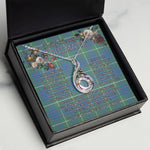 To My Beautiful Soulmate Necklace In Your Eyes I Have Found My Home Clan MacIntyre Hunting Ancient Tartan Rising Phoenix Necklace