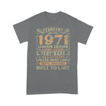 Vintage 50 Years Old February 1971 50th Birthday Gift Idea Birthday Shirt For 50th Birthday Shirt - Scotstee Shop