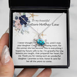 Opal Turtle Necklace - Mother-In-Law Necklace, Necklace Gift For Future Mother-In-Law From Future Son-In-Law, To My Future Mother-In-Law