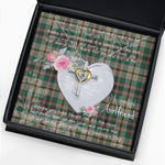 Gift For My Beautiful Girlfriend Necklace Valentine Necklace Clan Craig Ancient Tartan Cross Dancing Necklace Scottish Tartan Jewelry