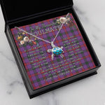 Sea Turtle Necklace To My Beautiful Soulmate Necklace In Your Eyes I Have Found My Home Clan Montgomery Tartan Blue Turtle Necklace