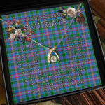 To My Beautiful Soulmate Necklace In Your Eyes I Have Found My Home Clan Ralston Tartan Wishbone Dancing Necklace