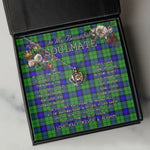 To My Beautiful Soulmate Necklace In Your Eyes I Have Found My Home Clan Armstrong Tartan Crown Pendant Necklace