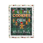 Personalized Gift Tartan Plaid Blanket Clan MacLean With Christmas Cookie Baking Crew Christmas Gift Blanket, Plaid Blanket, Christmas Fleece Blanket, Christmas Blanket, Tartan Blanket, Scottish Blanket, Scotland Blanket, Family Name Blanket, Custom Blanket, Personalized Blanket