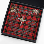 To My Beautiful Soulmate Necklace In Your Eyes I Have Found My Home Clan Aikenhead Tartan Cross Dancing Necklace
