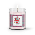 Soy Wax Candle - Buffalo Plaid Candle Crawford Ancient Family Crest Tartan Plaid Soy Wax Candle, oil candle, candle handmade, wax candle, soy wax, nature wax, natural soy wax, natural soy candles, natural candle