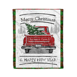 Tartan Blanket Vintage Red Truck with Christmas Tree Family Scottish Clan Auchinleck plaid blanket, red plaid blanket, buffalo plaid blanket, green plaid blanket, plaid fleece blanket, blue plaid blanket, red tartan blanket, tartan plaid blanket, black and white plaid blanket, , christmas plaid blanket, orange plaid blanket, tartan plaid throw blanket, pink plaid blanket, brown plaid blanket, buffalo check blanket
