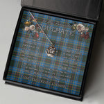 To My Beautiful Soulmate Necklace In Your Eyes I Have Found My Home Clan Cockburn Tartan Crown Pendant Necklace