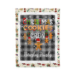 Products Personalized Gift Tartan Plaid Blanket Clan Douglas Grey With Christmas Cookie Baking Crew Christmas Gift Blanket, Plaid Blanket, Christmas Fleece Blanket, Christmas Blanket, Tartan Blanket, Scottish Blanket, Scotland Blanket, Family Name Blanket, Custom Blanket, Personalized Blanket