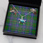 Sea Turtle Necklace To My Beautiful Soulmate Necklace In Your Eyes I Have Found My Home Clan Turnbull Hunting Tartan Blue Turtle Necklace