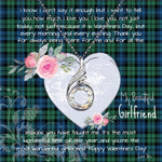 Rising Phoenix Necklace - Valentine Necklace Clan Campbell Ancient Tartan Gift for Girlfriend, Gift for My Wife Rising Phoenix Necklace