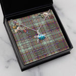 Sea Turtle Necklace To My Beautiful Soulmate Necklace In Your Eyes I Have Found My Home Clan MacAndrew Tartan Blue Turtle Necklace