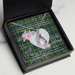 Rising Phoenix Necklace - Valentine Necklace Clan Campbell Of Breadalbane Modern Tartan Gift for Girlfriend, Gift for My Wife Rising Phoenix Necklace