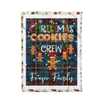 Products Personalized Gift Tartan Plaid Blanket Clan Fraser Hunting Ancient With Christmas Cookie Baking Crew Christmas Gift Blanket, Plaid Blanket, Christmas Fleece Blanket, Christmas Blanket, Tartan Blanket, Scottish Blanket, Scotland Blanket, Family Name Blanket, Custom Blanket, Personalized Blanket