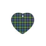 Watson Ancient Tartan Heart Ornaments, Christmas Tree Ornament, Plaid Christmas Ornaments, Ceramic Heart Christmas Tree Decoration, Christmas Ornament, Plaid Ornament, Tartan Ornament, Buffalo Plaid Ornament