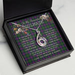To My Beautiful Soulmate Necklace In Your Eyes I Have Found My Home Clan Morrison Tartan Rising Phoenix Necklace