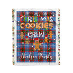 Personalized Gift Tartan Plaid Blanket Clan Nicolson Modern With Christmas Cookie Baking Crew Christmas Gift Blanket, Plaid Blanket, Christmas Fleece Blanket, Christmas Blanket, Tartan Blanket, Scottish Blanket, Scotland Blanket, Family Name Blanket, Custom Blanket, Personalized Blanket