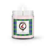 Soy Wax Candle - Buffalo Plaid Candle Clan Crest Badge Armstrong Hunting Tartan Plaid Soy Wax Candle, oil candle, candle handmade, wax candle, soy wax, nature wax, natural soy wax, natural soy candles, natural candle