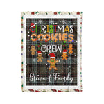 Personalized Gift Tartan Plaid Blanket Clan Stewart Weathered With Christmas Cookie Baking Crew Christmas Gift Blanket, Plaid Blanket, Christmas Fleece Blanket, Christmas Blanket, Tartan Blanket, Scottish Blanket, Scotland Blanket, Family Name Blanket, Custom Blanket, Personalized Blanket