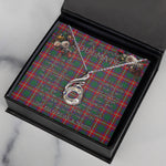 To My Beautiful Soulmate Necklace In Your Eyes I Have Found My Home Clan Hopkirk Tartan Rising Phoenix Necklace