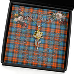 To My Beautiful Soulmate Sunflower Necklace In Your Eyes I Have Found My Home Clan MacLachlan Ancient Tartan Jewelry For Girlfriend, Tartan Sunflower Pendant Necklace, Scottish Tartan Jewelry, valentine necklace, necklace girlfriend, necklace for wife, cute necklaces for girlfriend, jewelry for girlfriend, to my soulmate necklace, to my future wife necklace