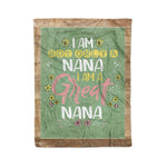 Scotstee Shop - Personalized Name Gift Great Nana Mom Grandmother Mother Day Gifts Fleece Blanket
