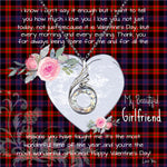 Rising Phoenix Necklace - Valentine Necklace Clan Broun Tartan Gift for Girlfriend, Gift for My Wife Rising Phoenix Necklace