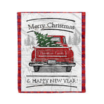 Tartan Blanket Vintage Red Truck with Christmas Tree Family Scottish Clan Hamilton Modern plaid blanket, red plaid blanket, buffalo plaid blanket, green plaid blanket, plaid fleece blanket, blue plaid blanket, red tartan blanket, tartan plaid blanket, black and white plaid blanket, , christmas plaid blanket, orange plaid blanket, tartan plaid throw blanket, pink plaid blanket, brown plaid blanket, buffalo check blanket