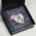 Rising Phoenix Necklace - Valentine Necklace Clan Agnew Tartan Gift for Girlfriend, Gift for My Wife Rising Phoenix Necklace