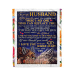 Scotstee Shop - Personalized Gift Letter Love Quote To My Husband Letter Cute For Husband Fox Couple Lover Gift Fleece Blanket