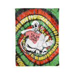 Scotstee Shop - Scotstee Shop Blanket Alien Smoking Cigarette Too Fast To Live Hippie Fleece Blanket-Recovered
