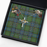 To My Beautiful Soulmate Necklace In Your Eyes I Have Found My Home Clan MacMillan Hunting Ancient Tartan Cross Dancing Necklace
