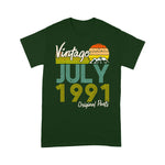 Vintage Since July 1991 Birthday Gift Birthday Shirt - Scotstee Shop