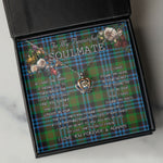 To My Beautiful Soulmate Necklace In Your Eyes I Have Found My Home Clan Newlands Tartan Crown Pendant Necklace
