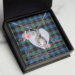 Rising Phoenix Necklace - Valentine Necklace Clan Guthrie Ancient Tartan Gift for Girlfriend, Gift for My Wife Rising Phoenix Necklace