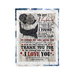 Scotstee Shop - Personalized Gift Letter To My Husband Funny Quotes Present Love Gifts Fleece Blanket