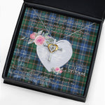 Gift For My Beautiful Girlfriend Necklace Valentine Necklace Clan MacRae Hunting Ancient Tartan Cross Dancing Necklace Scottish Tartan Jewelry