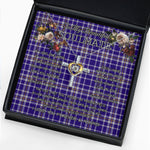 To My Beautiful Soulmate Necklace In Your Eyes I Have Found My Home Clan Ochterlony Tartan Cross Dancing Necklace