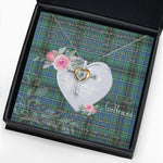 Gift For My Beautiful Girlfriend Necklace Valentine Necklace Clan MacInnes Ancient Tartan Cross Dancing Necklace Scottish Tartan Jewelry