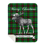 Scotstee Shop Plaid Tartan Blanket With Moose Clan Douglas Green Plaid Blanket, plaid blanket australia,plaid blanket canada,plaid christmas blanket,plaid fleece sherpa blanket,plaid sherpa blanket canada,plaid sherpa blanket lipstick,plaid sherpa blanket pink,plaid sherpa blanket queen