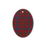 Sinclair Tartan Oval Ornaments, Christmas Tree Ornament, Plaid Christmas Ornaments, Ceramic Oval Christmas Tree Decoration, Tartan Oval Ornaments, Christmas Tree Ornament, Plaid Christmas Ornaments, Ceramic Oval Christmas Tree Decoration