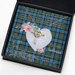 Gift For My Beautiful Girlfriend Necklace Valentine Necklace Clan Ferguson Ancient Tartan Cross Dancing Necklace Scottish Tartan Jewelry