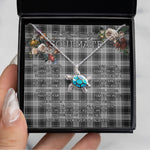Sea Turtle Necklace To My Beautiful Soulmate Necklace In Your Eyes I Have Found My Home Clan Douglas Grey Tartan Blue Turtle Necklace, Valentine Necklace Gift for Girlfriend Clan Mitchell Ancient Tartan Sunflower Pendant Necklace, Scottish Tartan Jewelry, valentine necklace, necklace girlfriend, necklace for wife, cute necklaces for girlfriend, jewelry for girlfriend, to my soulmate necklace, to my future wife necklace